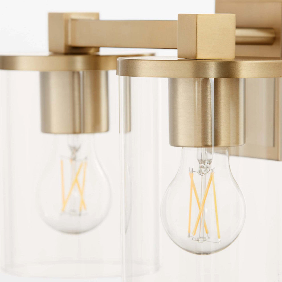 Quorum International 523-2 Bolton 2 Light 14"W Vanity Light - Matte Black