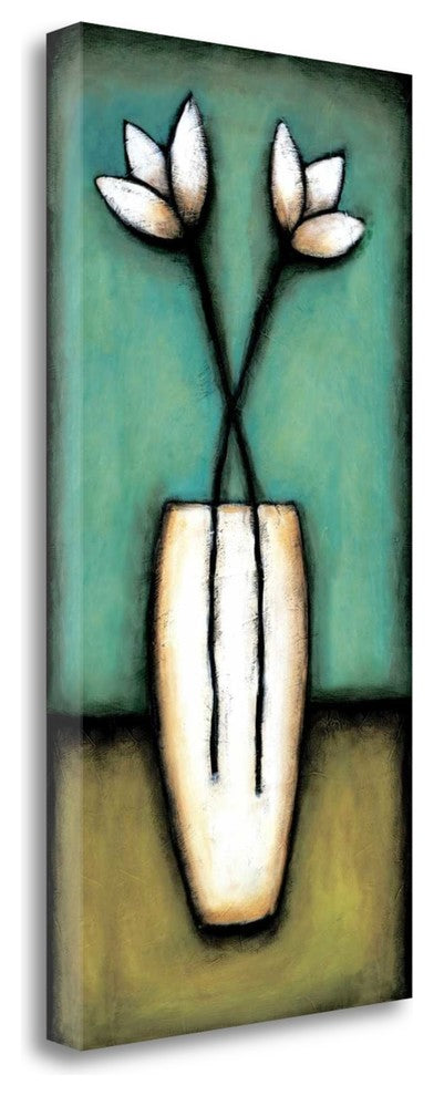 "Water Blossoms I" By Eve, Giclee Print on Gallery Wrap Canvas, Ready to Hang