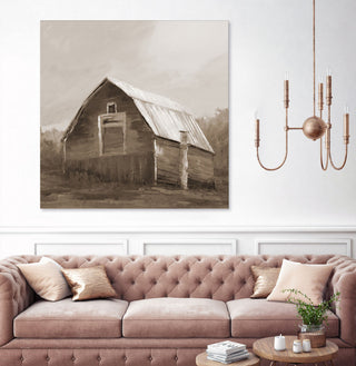 Red Barn - 84 x 84 by Liz Jardine