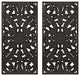 Madison Park Antique Carved Wooden Boho 2-Piece Wall Art Decor, Bronze, Bronze