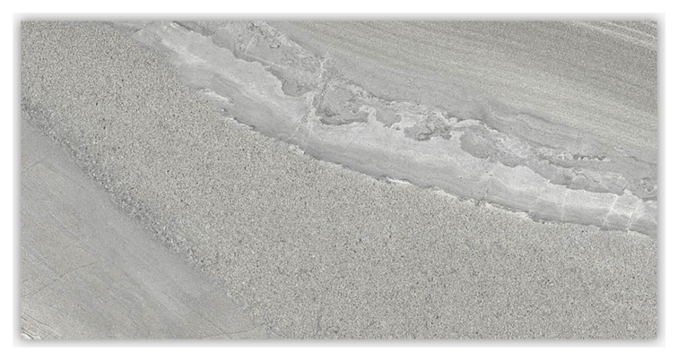 Crossover Grey Textured 24x48 Porcelain Tile