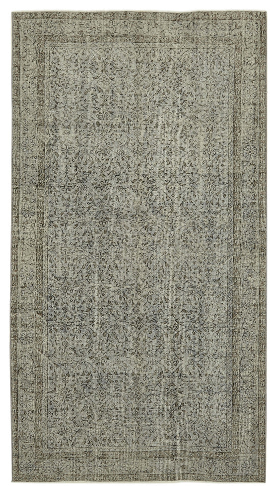 Rug N Carpet - Hand-knotted Oriental 4' 11'' x 8' 11'' Vintage Overdyed Rug