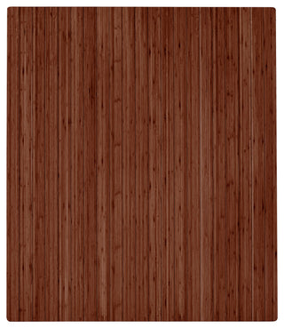 Dierdre Bamboo Roll-Up Chair Mat, 52"x48"