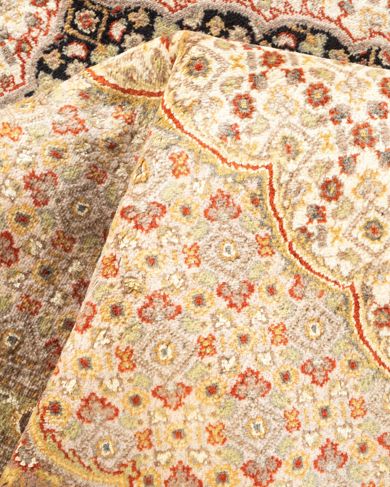 Mogul, One-of-a-Kind Hand-Knotted Area Rug Ivory, 6' 8" x 10' 0"