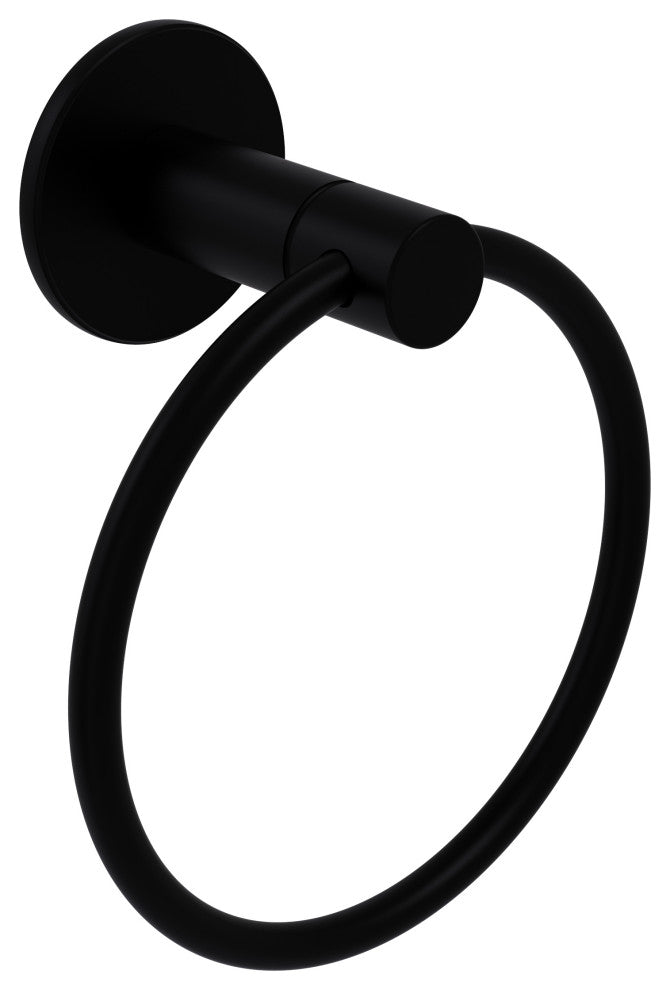 Fresno Towel Ring, Matte Black