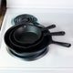 Sunnydaze Cast Iron Skillet Set - 3-Piece Pre-Seasoned Fry Pan - 6", 7" and 10"