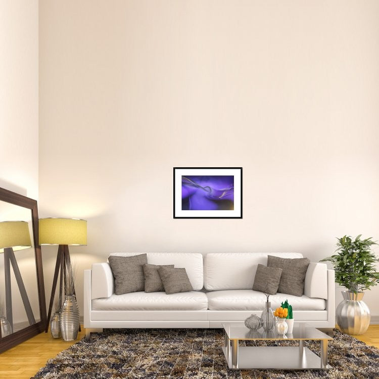 "Shapes Of Purple" Framed Digital Print by Heidi Westum, 32x24"