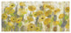 "Floating Yellow Flowers I" Digital Paper Print by Silvia Vassileva, 42"x20"