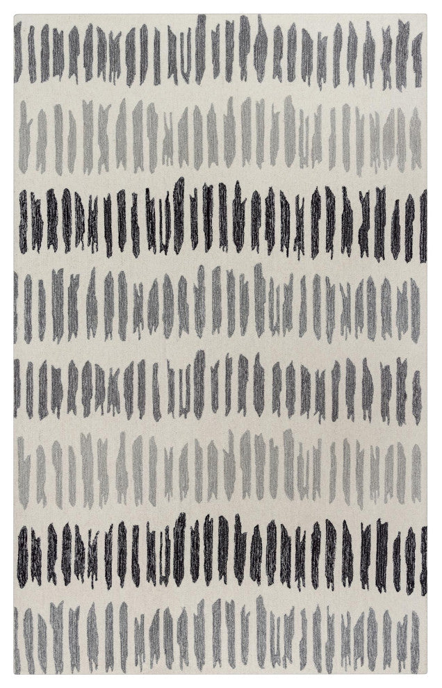 Rizzy Home Tetra Collection, 5' x 8' Rug
