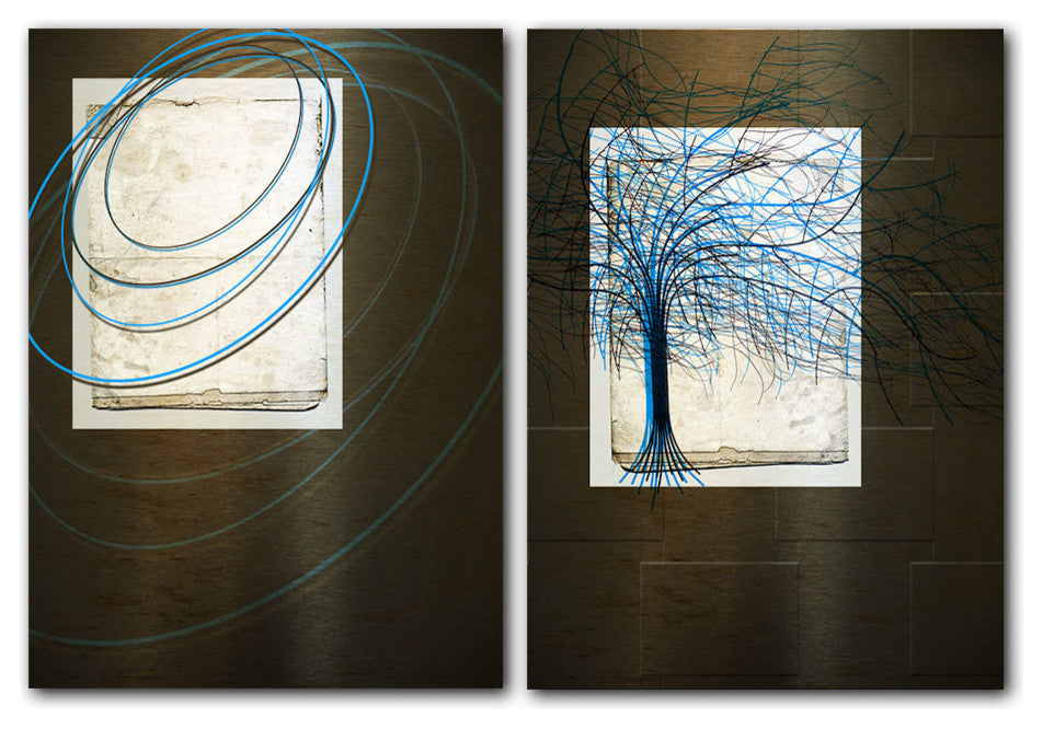 Oversized Abstract 2-Piece Canvas Wall Art