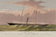 Steam Yacht Corsair- Gallery Wrapped Canvas Art 28" x 42"