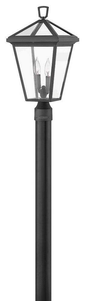 Hinkley Alford Place 20.25" Md LED Post/Pier Mount Lantern, Museum Black