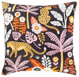 Surya Safari Sfr-003 Black Pillow Shell With Polyester Insert 18"H X 18"W