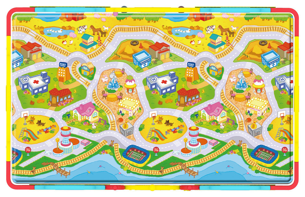 Dwinguler Kid''s Castle Playpen, Rainbow