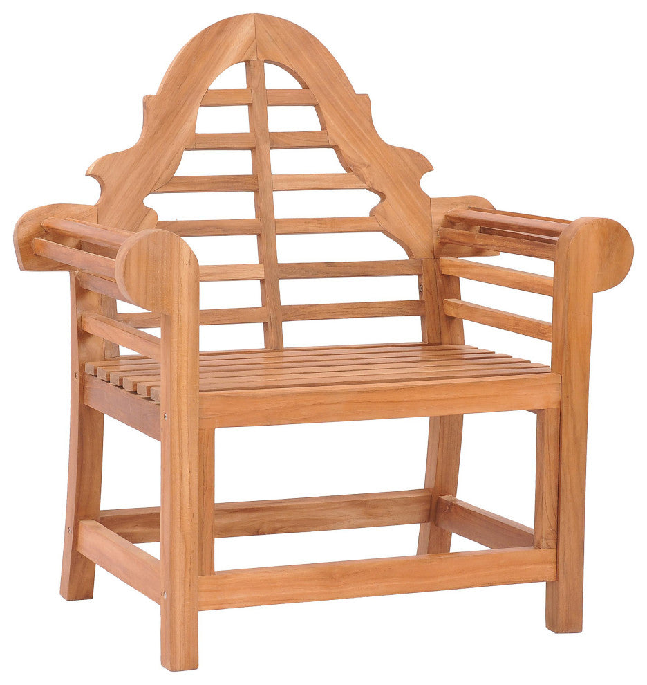 Teak Wood Lutyens Chair