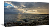 "Cloudy Australian Seashore in Sydney" Canvas Print40"x20"