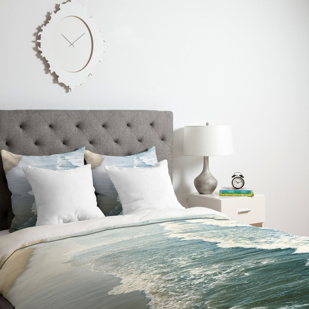 Deny Designs Bree Madden Shore Waves Lightweight Duvet Cover