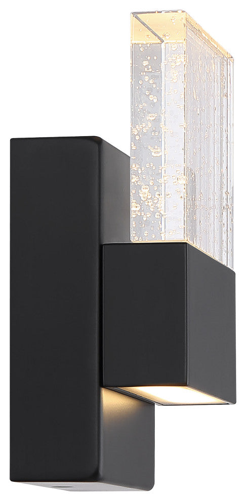 Ellusion LED Wall Sconce, Matte Black