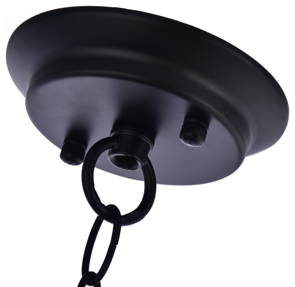 Lazzur Sarthe 1 Light 6" Matte Black Pendant