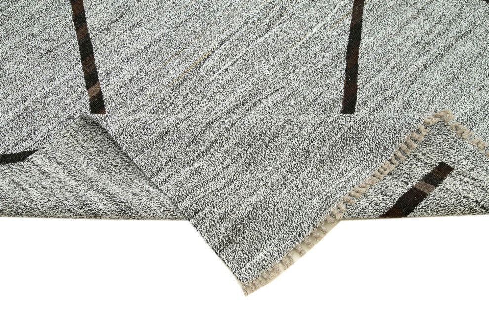 Rug N Carpet - Hand-knotted Turkish 7' 11'' x 10' 8'' Unique Wool Kilim Rug