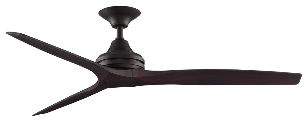 Fanimation Spitfire Ceiling 60" Fan, Dark Bronze Motor, Dark Walnut Blades