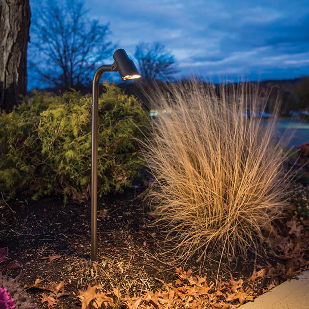 Mini Accent LED 12V Single Path-Light 3000K, Bronze