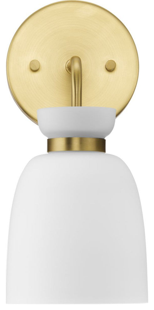 Lexie Collection Contemporary Vanity Light, Brushed Gold