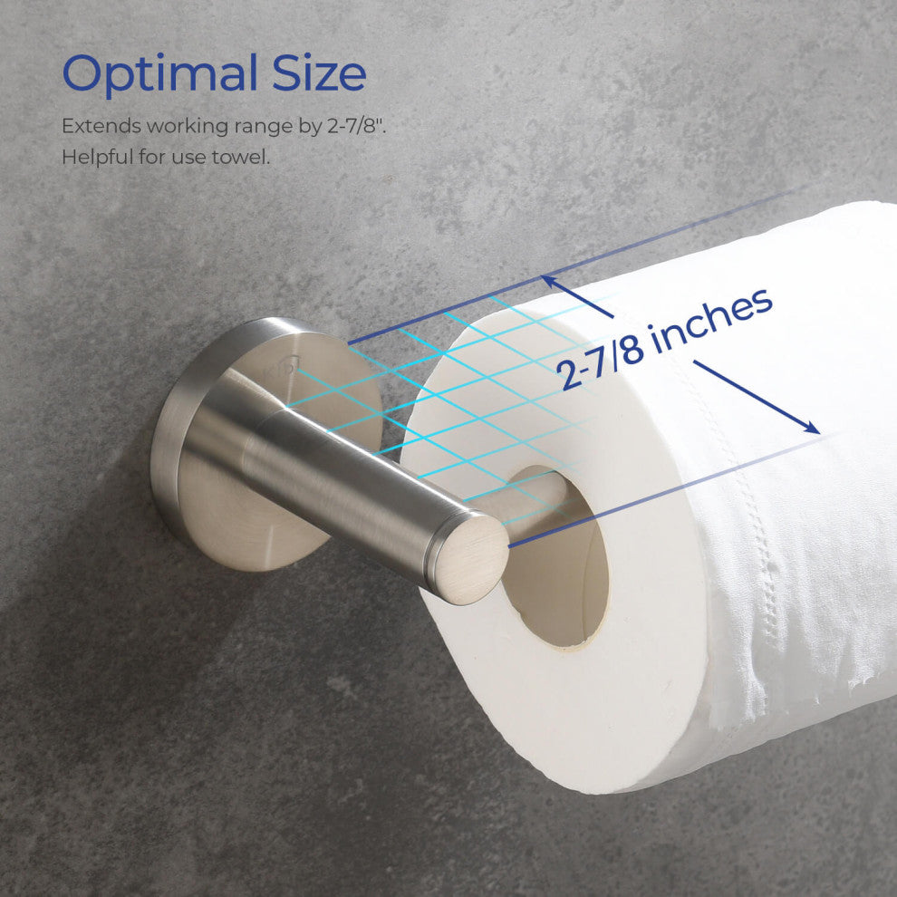 Circular Bathroom Tissue Holder KBA1402, Brush Nickel
