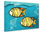 Marmont Hill, "Two Fish" by Nicola Joyner Painting on Wrapped Canvas, 36x24