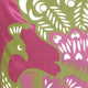 Pillow Decor - Proud Peacock Fuchsia Throw Pillow