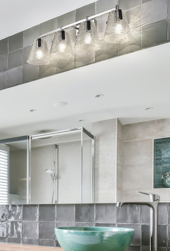 Z-LITE 4-Light Vanity, Chrome