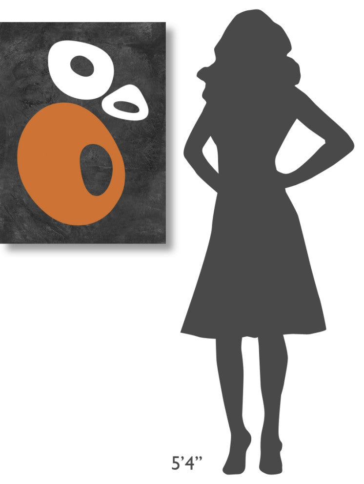 "Abstract Oval Shapes 1" Fine Art Print