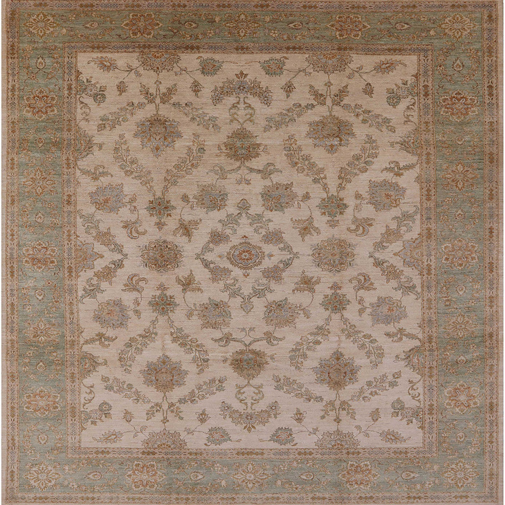 Ahgly Company Indoor Square Mid-Century Modern Area Rugs, 3' Square