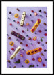 "Sweet Pattern: Eclair" Framed Digital Print by Dina Belenko, 32x44"