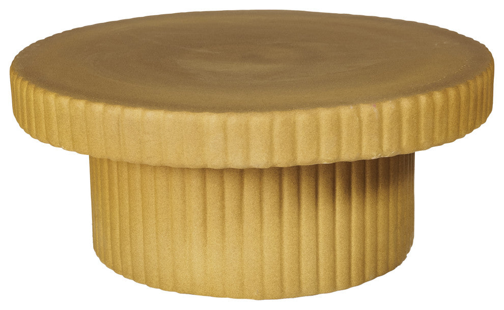 Flute Shale Matte Patio Coffee Table