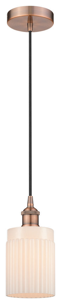 Innovations 616-1P-AC-G341 1-Light Mini Pendant, Antique Copper