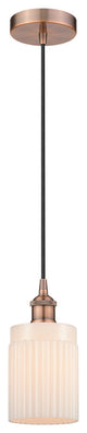Innovations 616-1P-AC-G341 1-Light Mini Pendant, Antique Copper