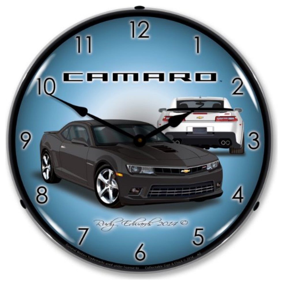 GMRE1401484 2014 SS Camaro Ashen Grey Clock