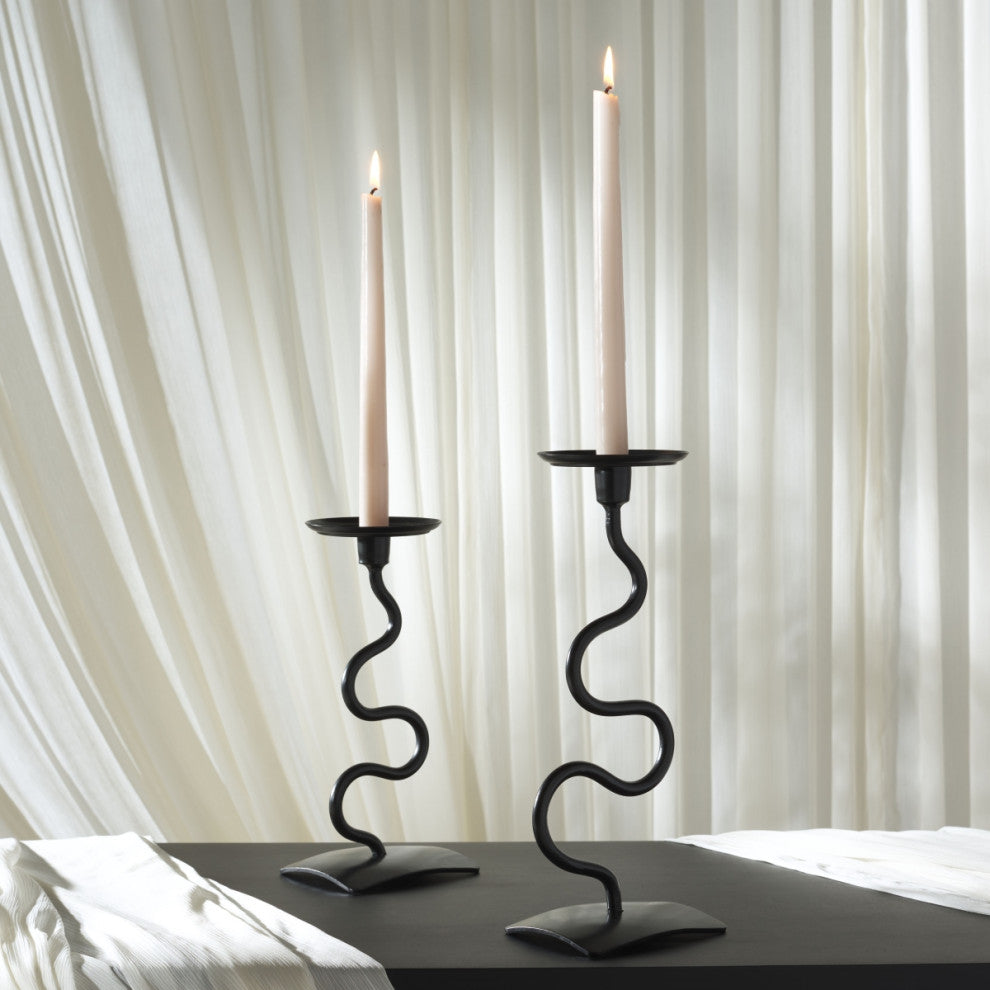 Safavieh Nisi Candlestick, Set of 2, Black