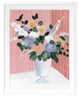 Floral Study 6 Fine Art Print, White, 30"x24"