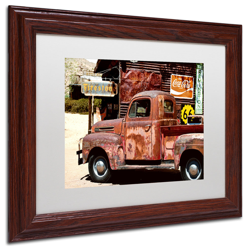 Philippe Hugonnard 'US Truck' Matted Framed Art, 11x14