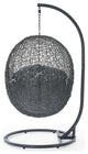 Swing Lounge Chair, Sunbrella, Gray, Modern, Outdoor Patio Balcony Garden