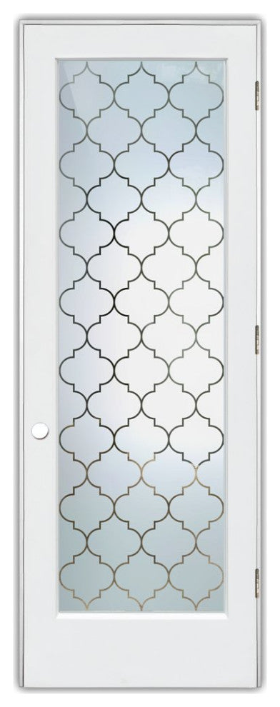 Interior Prehung Door or Interior Slab Door - Ogee - Primed - 24" x 84" -...
