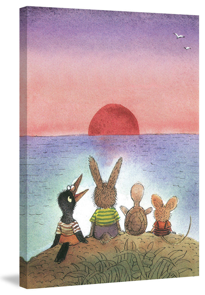 "Sunset" Painting Print on Canvas by Curtis