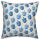 Blue Driedel Pattern 16"x16" Throw Pillow Cover