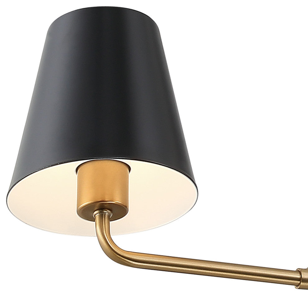 Xavier 6-Light Vibrant Gold Chandelier