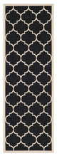 Safavieh Courtyard Cy6914-266 Black, Beige Area Rug, 2'3" X 12'0"
