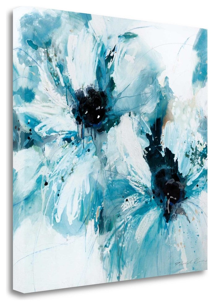 "Blue Crush I" By Natasha Barnes, Giclee Print on Gallery Wrap Canvas