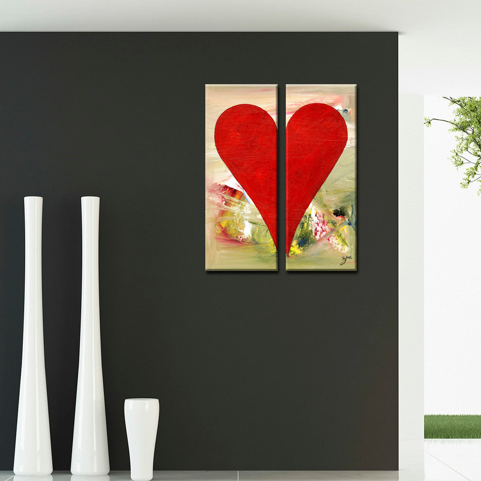Heartwork "Madrid" 2-Piece Canvas Art Set, 40"x16"