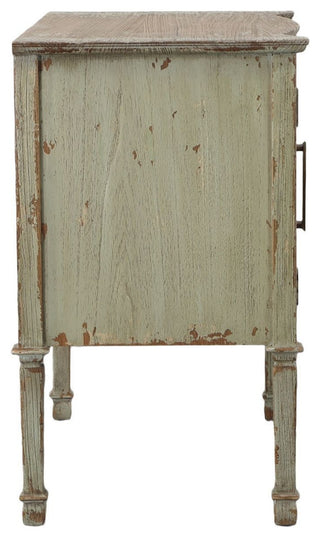 Willow 36" Distressed 2-Door Sideboard, Gray